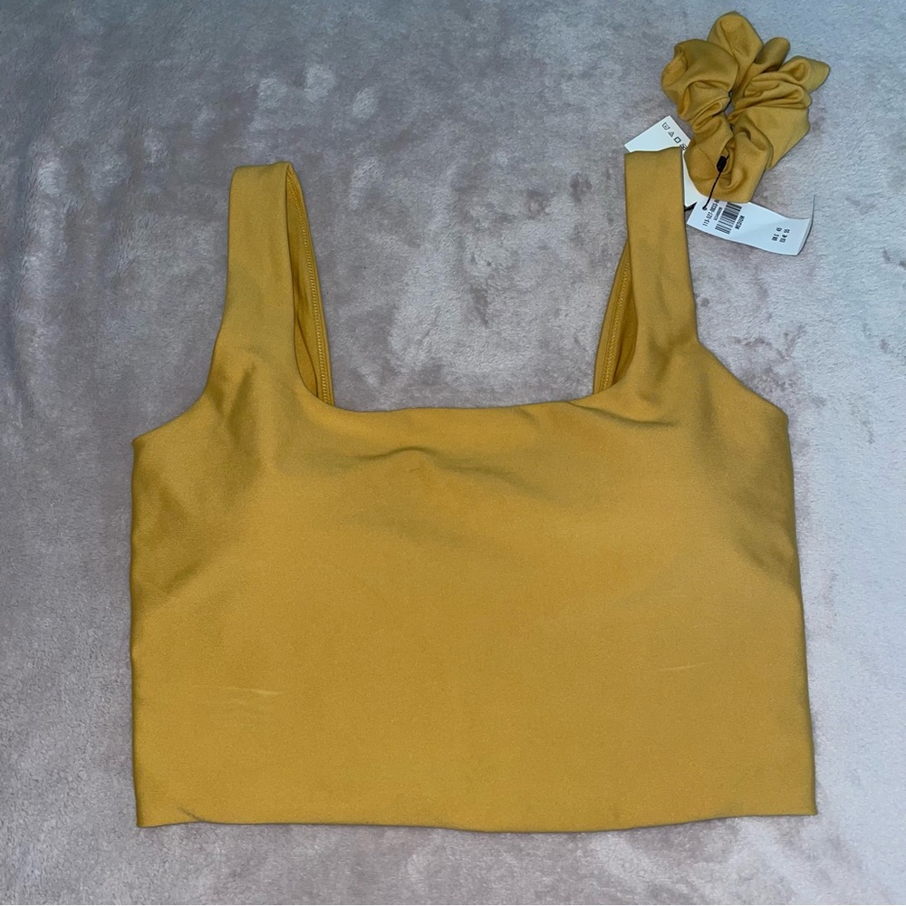 Mustard Yellow Crop Top